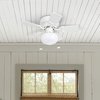 Prominence Home Hero, 28 in.  Ceiling Fan with Light, White 41530-40